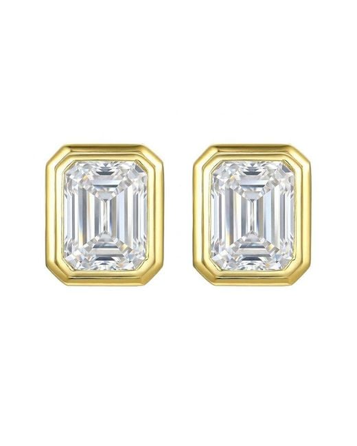 Kai Fine Jewelry Blue 14K 2.00 Ct. Tw. Lab-Grown Diamond Stud Earrings
