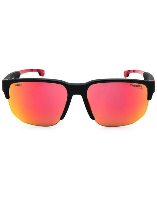 Carrera Red 63Mm Sunglasses for men