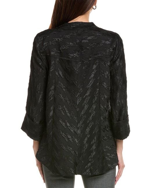 Joseph Ribkoff Black Puckered Jacket
