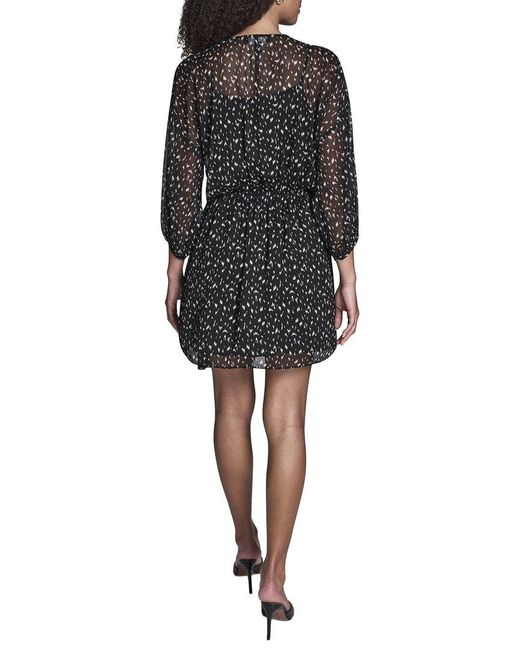 BCBGMAXAZRIA Black Shift Dress