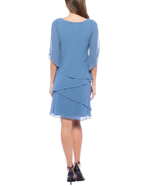 Marina Blue Mini Dress