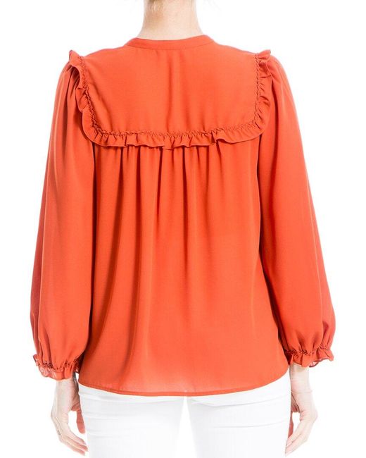 Max Studio Orange Blouse