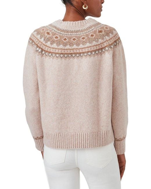 J.McLaughlin Natural Joey Wool-Blend Sweater