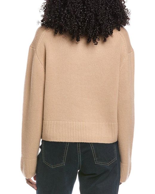 Jonathan Simkhai Brown Andes 1/2-Zip Cashmere Pullover