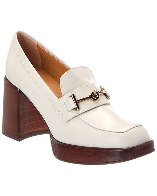 Tod's White Leather Loafer