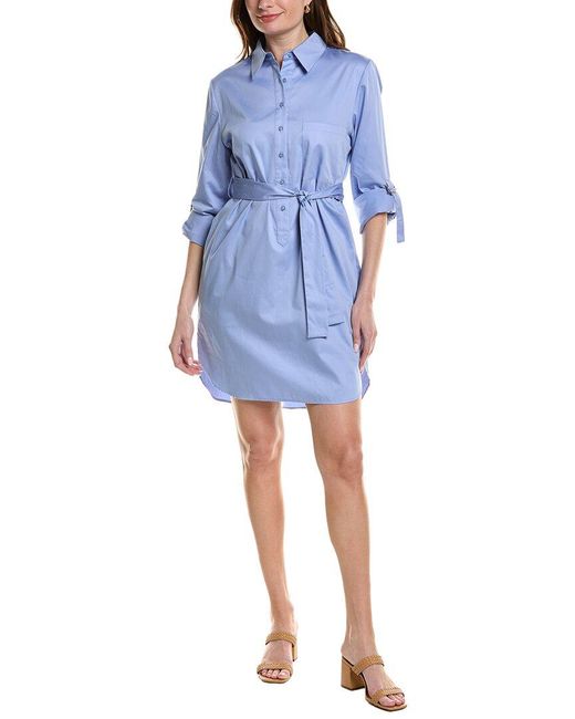tyler boe Blue Emmaline Shirtdress
