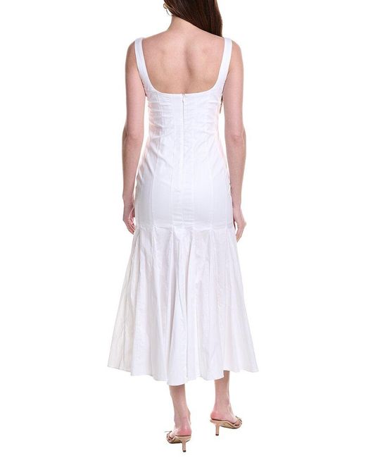 Bardot White Lolita Midi Dress