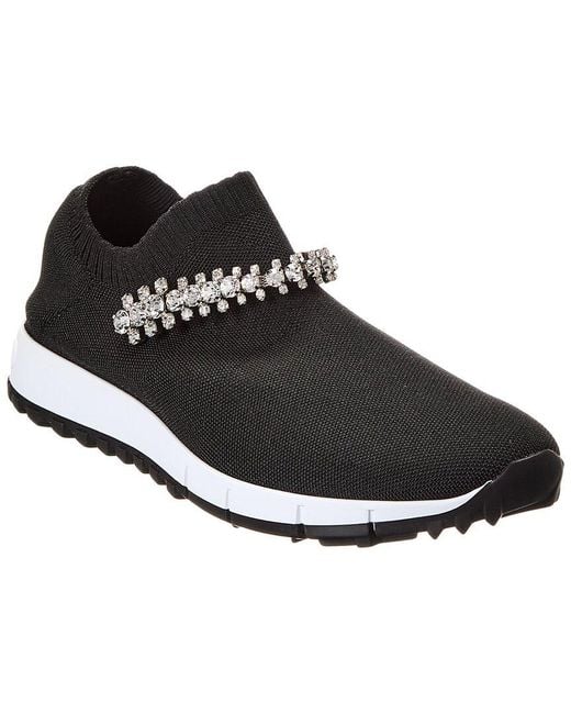 Jimmy Choo Black Verona Knit Sneaker