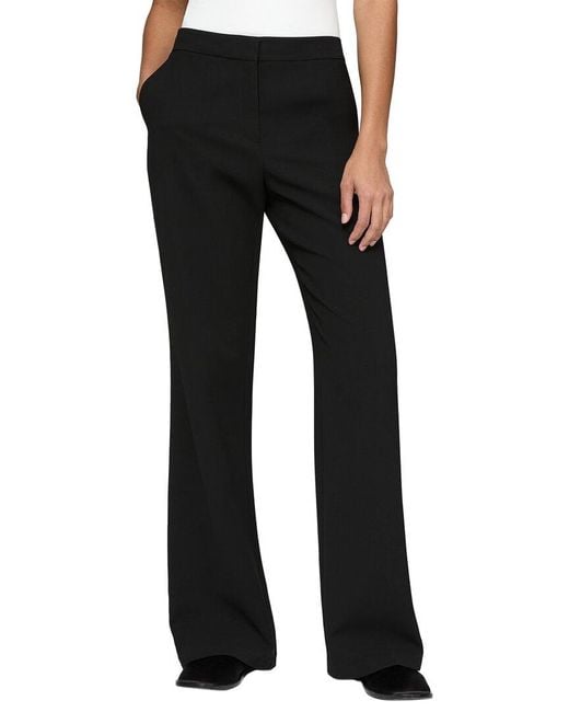Lafayette 148 New York Black Saint Marks Flared Pant