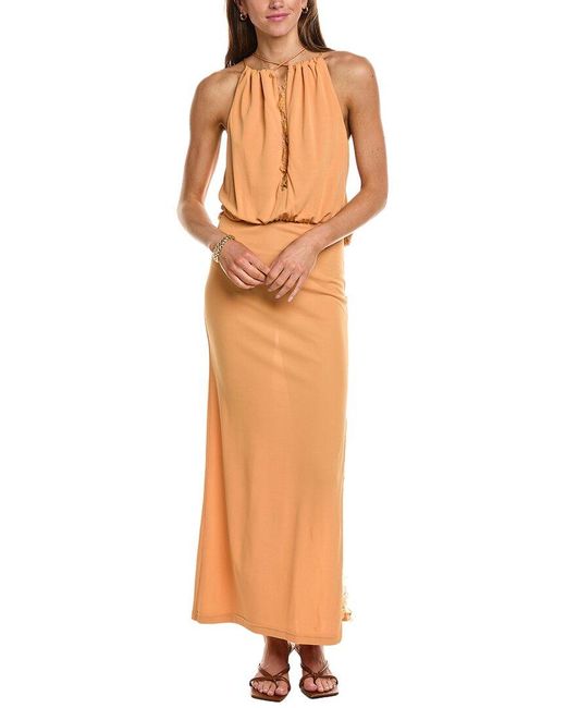Reiss Multicolor Gabriella Jersey Maxi Dress