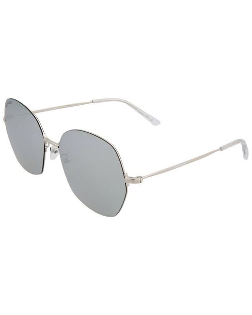balenciaga 58mm oval sunglasses