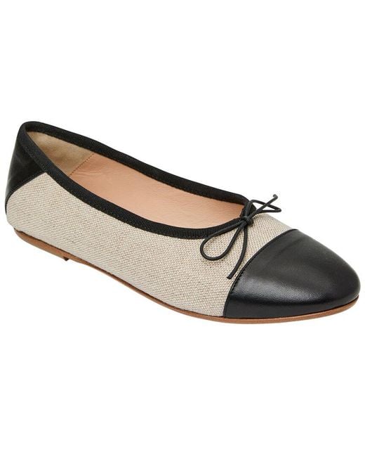 Jack Rogers White Carlotta Leather Ballet Flat
