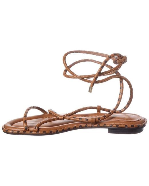 Alexandre Birman Pink Donna Leather Flat