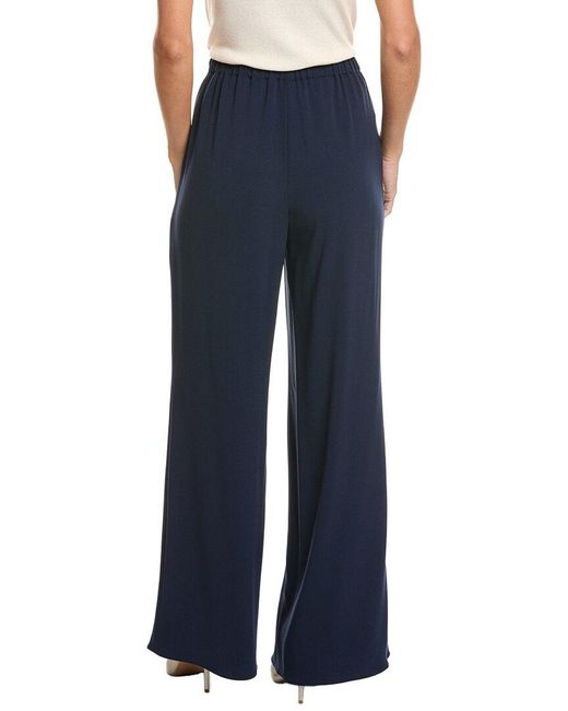 St. John Blue Straight Leg Pant
