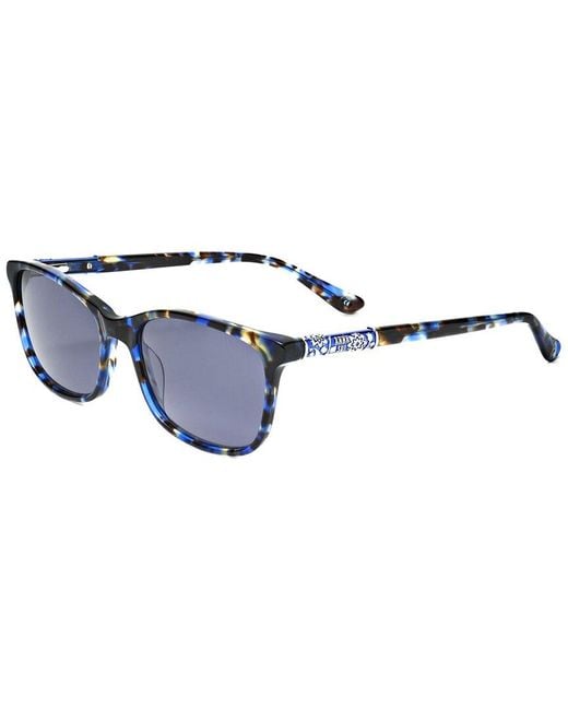 Anna Sui Blue As658A 54Mm Sunglasses