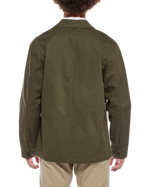 Officine Generale Green Officine Generale Sycamore Twill Jacket for men