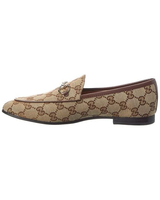 Gucci Multicolor Jordaan Gg Motif Loafers