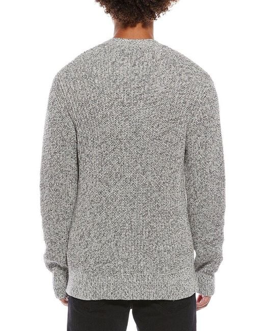 Officine Generale Gray Officine Generale Miles Cardigan for men