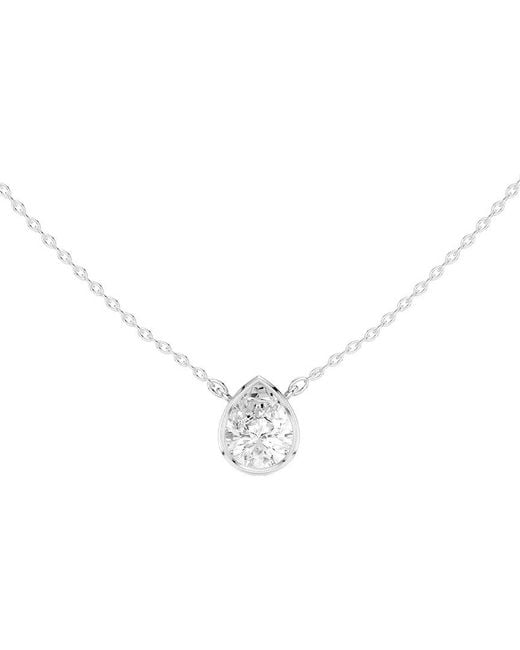 Amairah White 14K 2.50 Ct. Tw. Lab-Grown Diamond Solitaire Necklace
