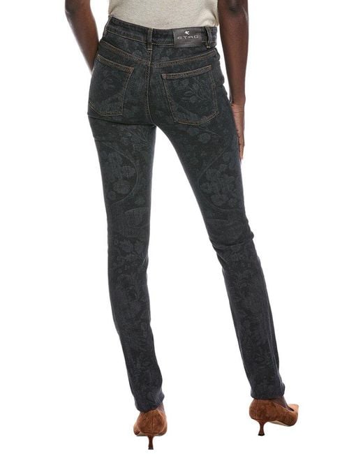 Etro Black Skinny Jean