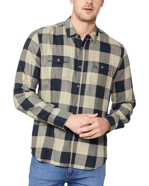 PAIGE Gray Everett Shirt for men