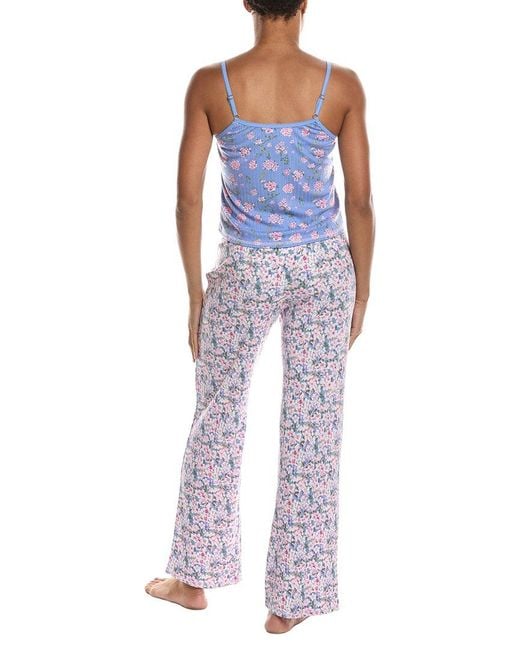 Honeydew Intimates Blue 2Pc Cuddle Crew Cami Pant Set