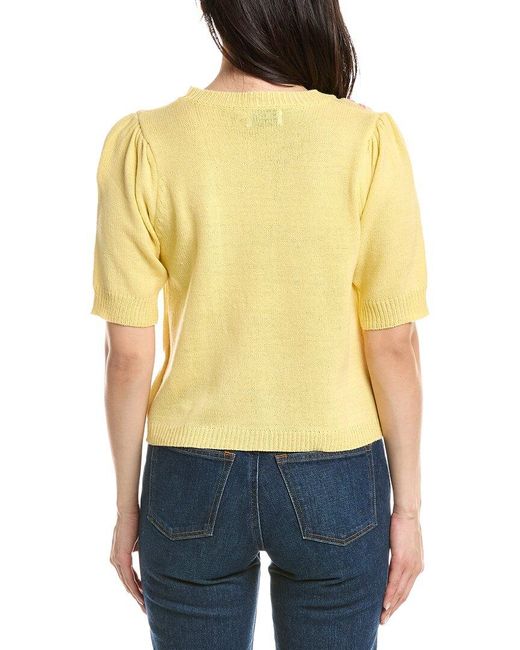 ANNA KAY Yellow Cupid Cashmere-Blend Sweater