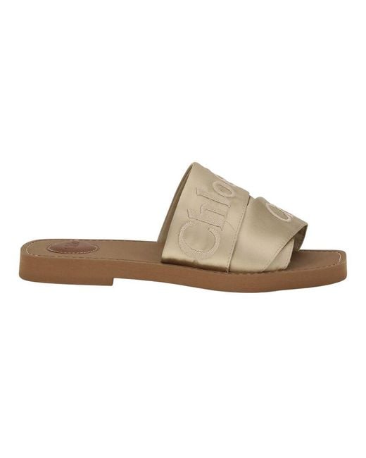 Chloé Brown Woody Mule