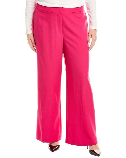Tahari Pink Plus Pant