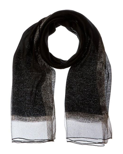 Saachi Black Shimmer And Shine Scarf