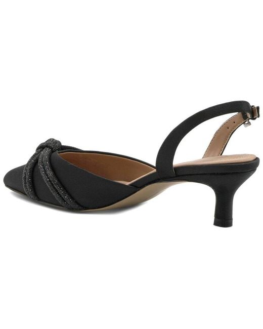 Adrienne Vittadini Metallic Sabriel Satin Pump
