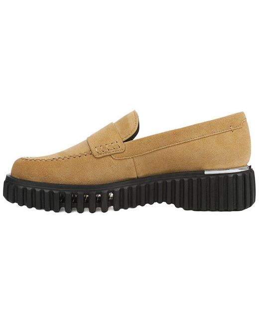 Franco Sarto Brown L-Flexa Roma Leather Loafer