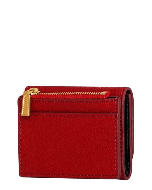 Rebecca Minkoff Red Compact Leather Wallet