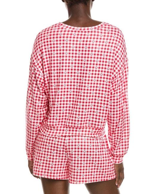 Z Supply Red Bisous Gingham Pajama