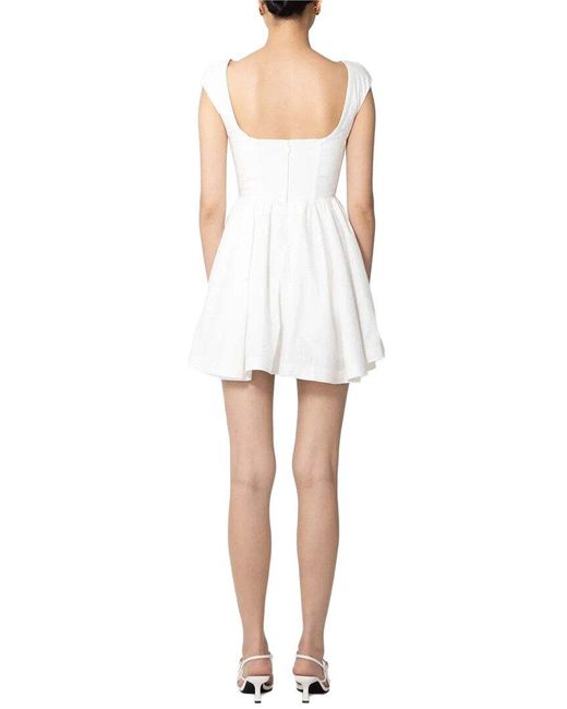 SAU LEE White Holly Dress