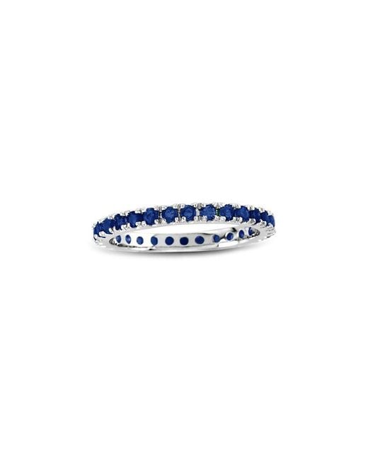 Diana M Blue Fine Jewelry 14k 0.70 Ct. Tw. Sapphire Eternity Ring