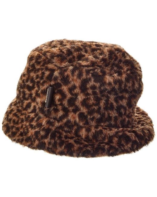 Max Mara Brown Alpaca, Wool & Silk-Blend Bucket Hat