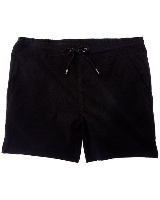 Ted Baker Black Plain Textured Swim Short for men