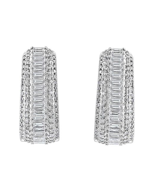 Effy Fine Jewelry White 14K 1.41 Ct. Tw. Diamond Earrings