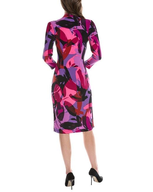 Joseph Ribkoff Red Midi Dress