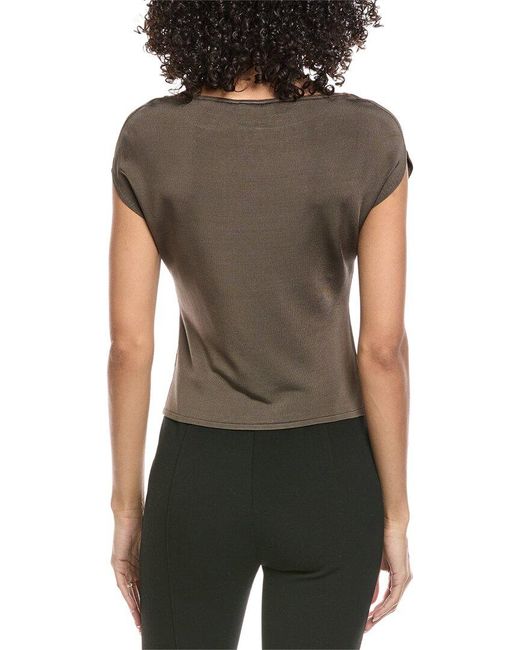 Jonathan Simkhai Gray Lorra Off Shoulder Top