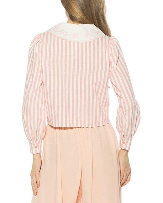Alexia Admor Pink Issey Blouse