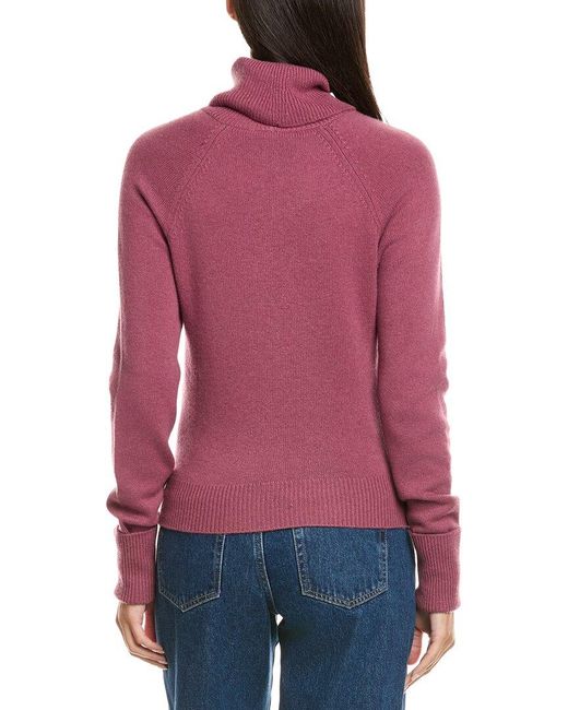 PAIGE Purple Cherise Wool-Blend Sweater