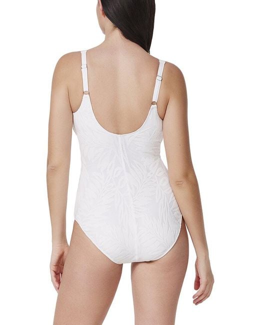 Gottex White Skyfall One-Piece