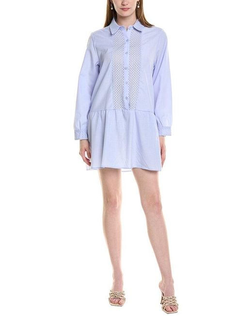 Estellina Blue Mini Dress