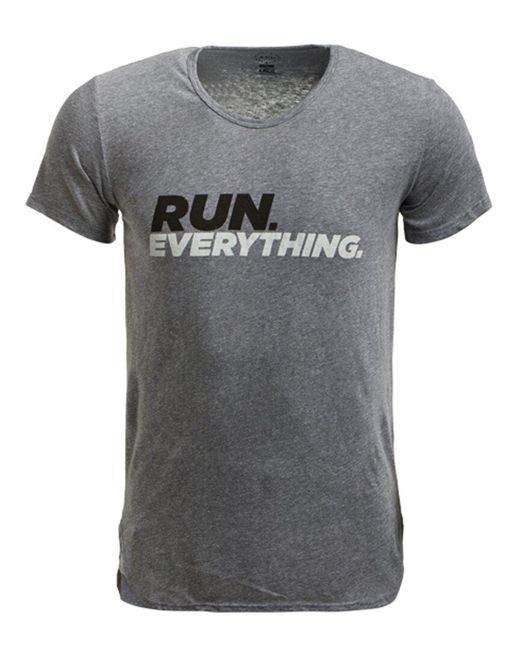 Athletic Propulsion Labs Gray Athletic Propulsion Labs Run Everything T-shirt for men