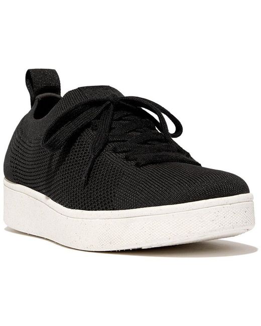 Fitflop Black Rally Multi-Knit Sneaker