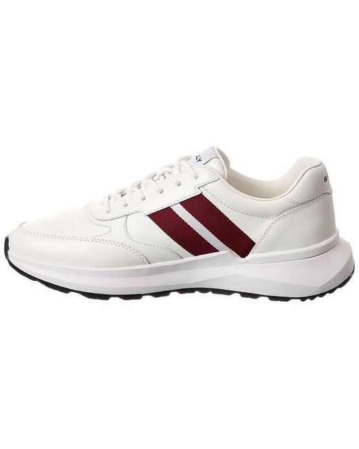 Bally White Senny Leather Sneaker for men