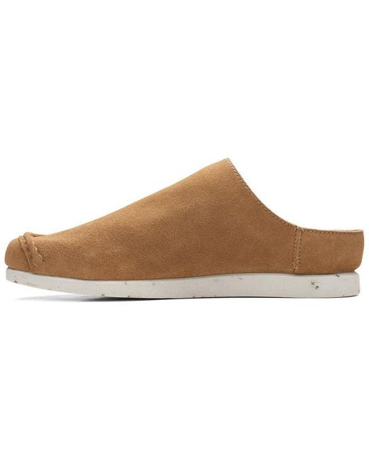 Clarks Brown Shacrelite Sun Suede Shoe for men