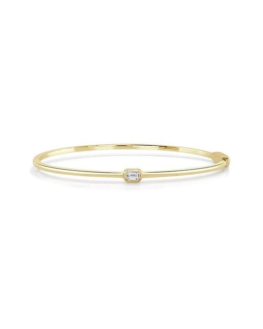 Sabrina Designs White 14K 0.22 Ct. Tw. Diamond Bangle Bracelet